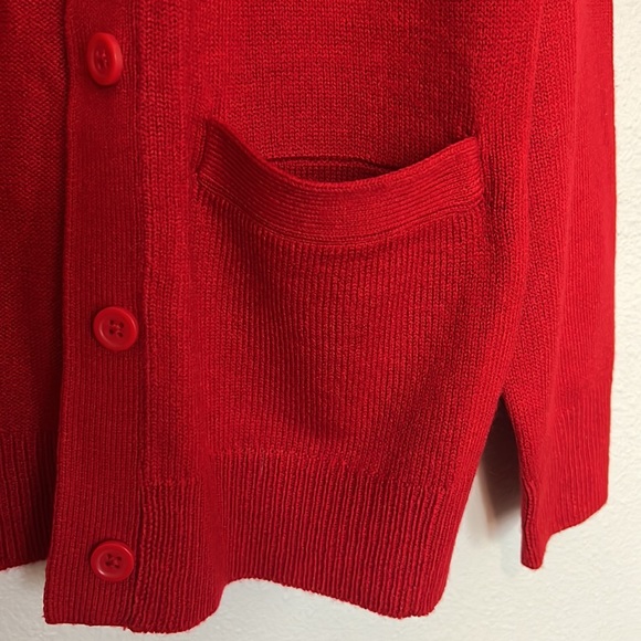 French Toast Girls' Anti-Pill Crew Neck Cardigan Sweater/ Buttons /packets - Picture 5 of 8